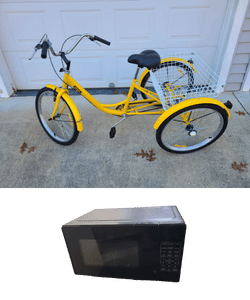 Day 7 - Brand New Trike & Microwave